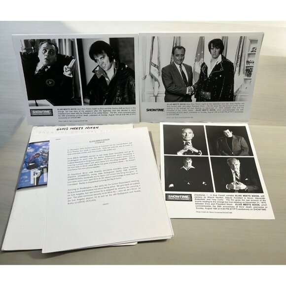 Elvis Meets Nixon Movie Press Kit Showtime Promo Packet Rick Peters Bob Gunton - Picture 1 of 9